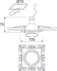 Встраиваемый светильник Donolux Sa1563 SA1563-Old Silver - фото схема (миниатюра)