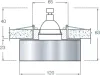 Встраиваемый светильник Donolux Dl018 DL018B - фото схема (миниатюра)