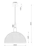 Подвесной светильник Fabian 54653H - фото схема (миниатюра)
