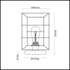 Интерьерная настольная лампа Rupert 4410/1T - фото схема (миниатюра)