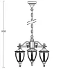 Уличный светильник подвесной  91570/3 Gb - фото схема (миниатюра)