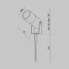 Грунтовый светильник Bern O050FL-L5W3K - фото схема (миниатюра)