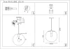 Подвесной светильник Noor SL1056.133.01 - фото схема (миниатюра)