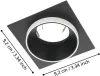 Точечный светильник CAROSSO 900452 - фото схема (миниатюра)
