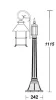 Наземный фонарь CAIOR 2 81407/18/PartA Gb - фото схема (миниатюра)