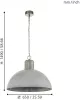 Подвесной светильник Coldridge 49757 - фото схема (миниатюра)