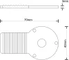 Педаль Alpha Pedal spike - фото схема (миниатюра)
