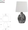 Интерьерная настольная лампа Chimera 7072-501 - фото схема (миниатюра)
