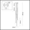 Подвесной светильник Monella 6639/33L - фото схема (миниатюра)