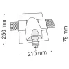 Точечный светильник Gyps Modern DL011-1-01W - фото схема (миниатюра)