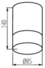 Точечный светильник Kanlux LUNATI 29041 - фото схема (миниатюра)