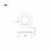 Декоративное кольцо ART-DECK-CAP-FLAT 024927 - фото схема (миниатюра)