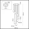 Подвесной светильник Ovali 5053/7 - фото схема (миниатюра)