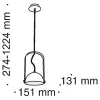 Подвесной светильник Hygge MOD047PL-L5W3K - фото схема (миниатюра)