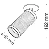 Точечный светильник Alfa C037CL-01W - фото схема (миниатюра)