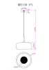 Подвесной светильник Charlie MR2130-1PL - фото схема (миниатюра)