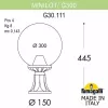 Наземный фонарь Globe 300 G30.111.000.BZE27 - фото схема (миниатюра)