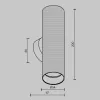 Настенный светильник Artisan C080WL-02-GU10-B - фото схема (миниатюра)