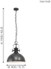 Подвесной светильник Combwich 43052 - фото схема (миниатюра)