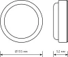 Настенно-потолочный светильник LITE 126418315 - фото схема (миниатюра)