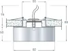Встраиваемый светильник Donolux Dl022 DL022B - фото схема (миниатюра)