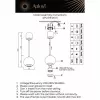 Подвесной светильник Gerda APL.619.06.01 - фото схема (миниатюра)