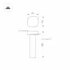 Наземный светильник LGD-SWAMP-BOLL 029968 - фото схема (миниатюра)