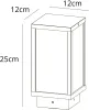 Наземный светильник Pot A1631FN-1BK - фото схема (миниатюра)