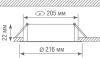 Потолочный светильник  DL18813/23W White R - фото схема (миниатюра)