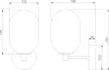 Бра Loona 60161 латунь - фото схема (миниатюра)