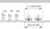 Точечный светильник DL18614 DL18614/02WW-SQ White/Black - фото схема (миниатюра)