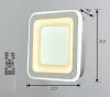 Настенный светильник с пультом светодиодный F-Promo Ledolution 2282-1W - фото схема (миниатюра)