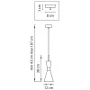 Подвесной светильник Dumo 816016 - фото схема (миниатюра)