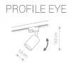 Трековый светильник Profile Eye 9321 - фото схема (миниатюра)