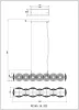 Подвесной светильник Pamela WE160.16.323 - фото схема (миниатюра)