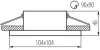 Точечный светильник без цоколя Kanlux IMINES 29030 - фото схема (миниатюра)