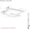 Точечный светильник ATLANT SN 010 - фото схема (миниатюра)