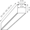 Линейный светильник Led line on DL18506C150WW45L3 - фото схема (миниатюра)