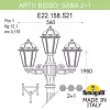 Наземный фонарь Saba K22.158.S21.AXF1R - фото схема (миниатюра)