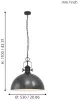 Подвесной светильник Combwich 43215 - фото схема (миниатюра)