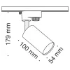 Трековый светильник Track TR002-1-GU10-B - фото схема (миниатюра)