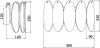 Настенный светильник Demure FR5189WL-02CH - фото схема (миниатюра)