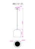 Подвесной светильник Charlie MR2133-1PL - фото схема (миниатюра)