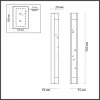 Настенный светильник Mirada 6681/12WL - фото схема (миниатюра)