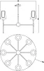 Потолочная люстра Tida FR5196PL-08BBS - фото схема (миниатюра)