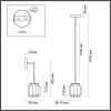 Подвесной светильник Jam 5408/5L - фото схема (миниатюра)