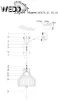 Подвесной светильник Wedo Light Dalmine 66679.01.93.01 - фото схема (миниатюра)