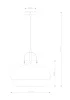 Подвесной светильник Aegon 15312A - фото схема (миниатюра)