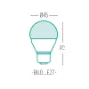 Лампочка светодиодная Bilo 5w 23043 - фото схема (миниатюра)