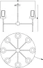 Потолочная люстра Tida FR5196PL-08CH - фото схема (миниатюра)